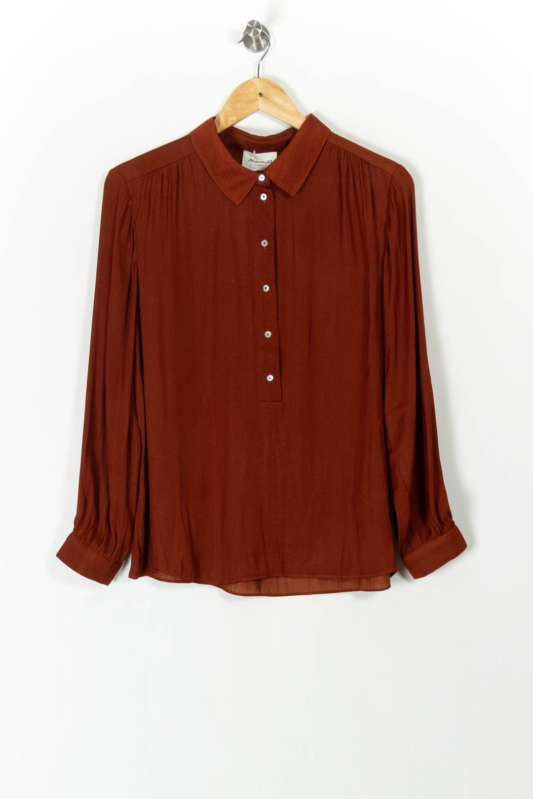 Chemise Orange - Taille M/38 de la marque Maison 123 | PARAD105748 - Vendu par Paradigme - Image 2