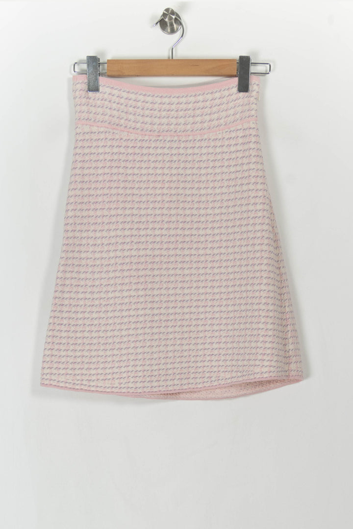 Jupe Trapèze Rose - Taille S/36 de la marque Sandro | PARAD105750 - Vendu par Paradigme - Image 4