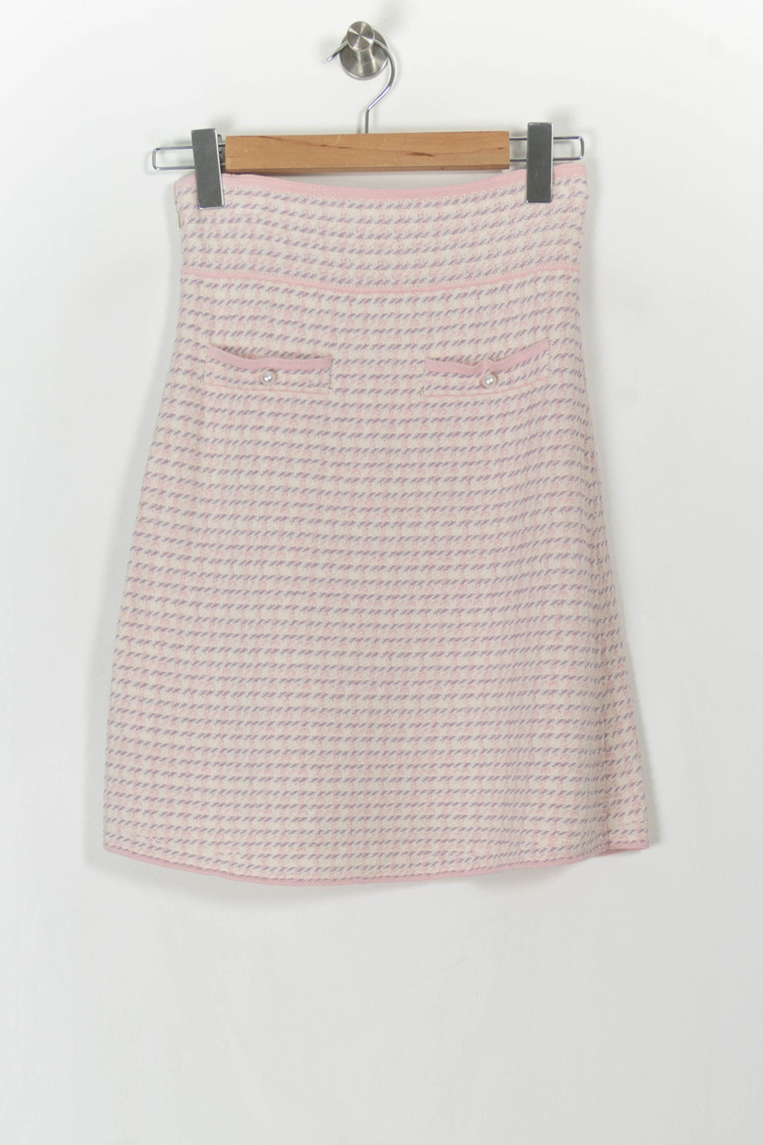 Jupe Trapèze Rose - Taille S/36 de la marque Sandro | PARAD105750 - Vendu par Paradigme - Image 2