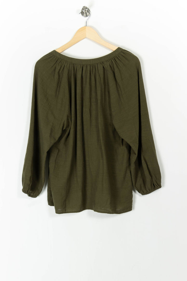 Blouse Verte - Taille M/38 de la marque Maison 123 | PARAD105751 - Vendu par Paradigme - Image 4