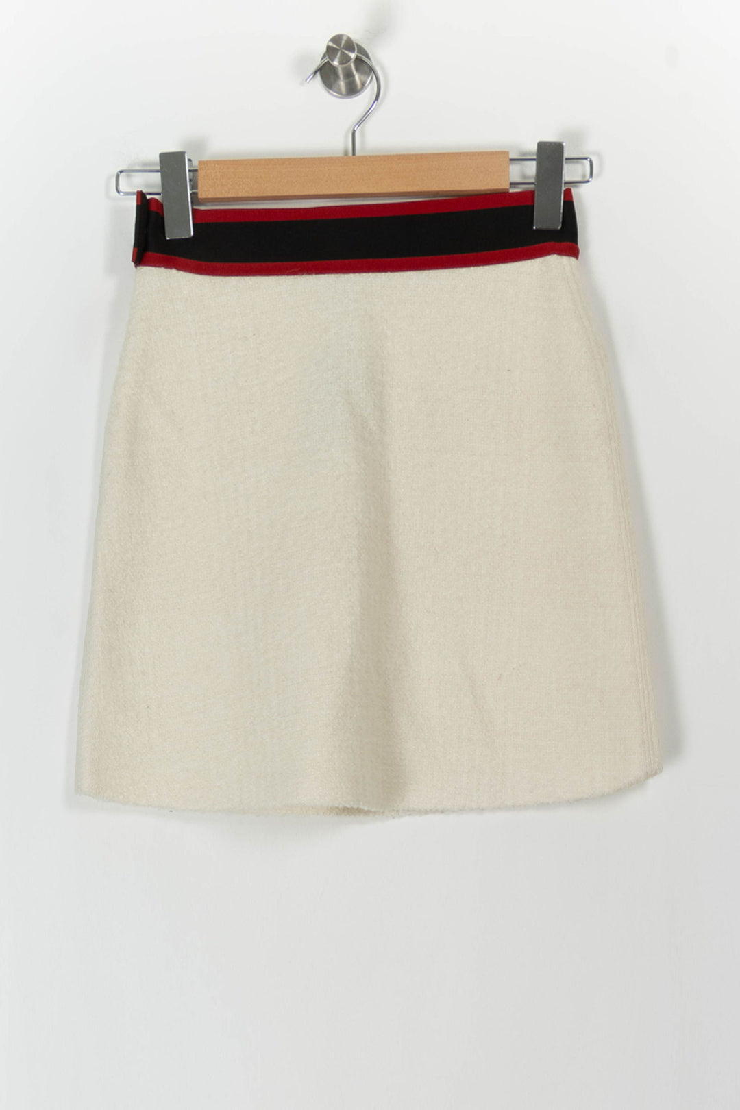 Jupe Courte Blanche et Noire - Taille S/36 de la marque Maje | PARAD105752 - Vendu par Paradigme - Image 4