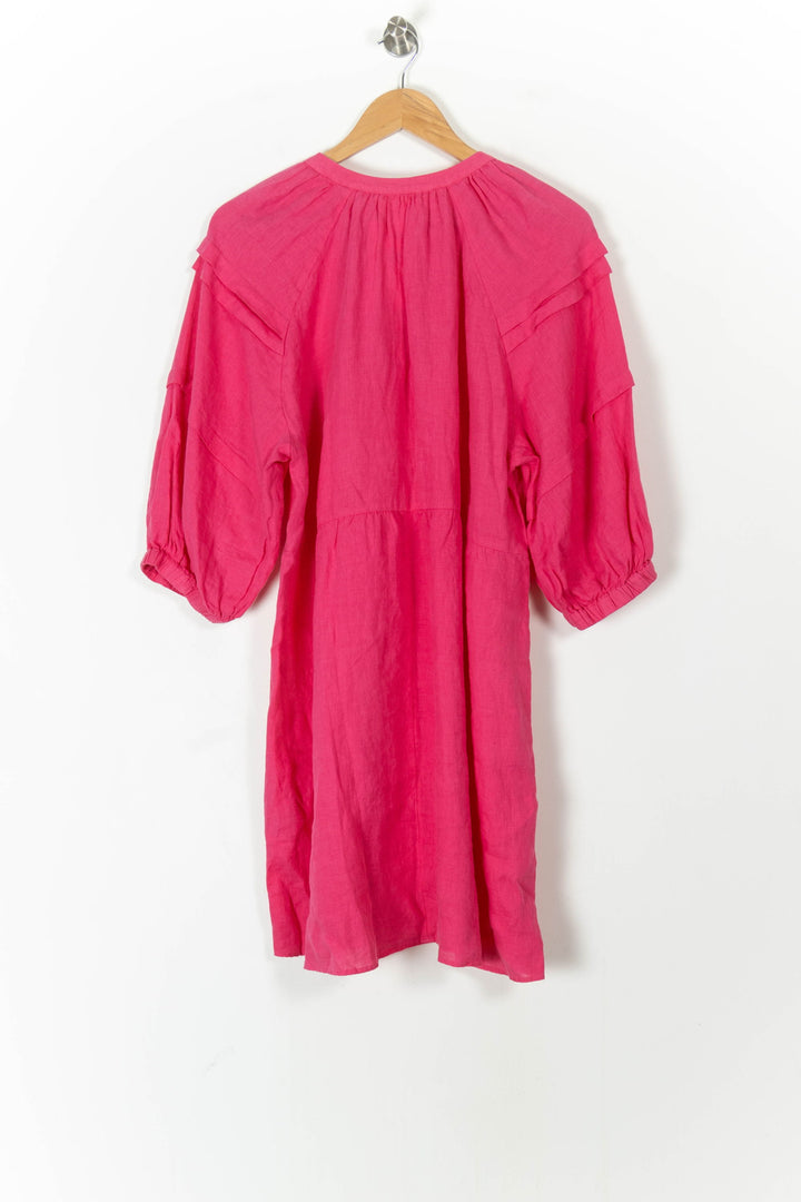 Robe Midi Rose - Taille XL/42 de la marque Maison 123 | PARAD105754 - Vendu par Paradigme - Image 4