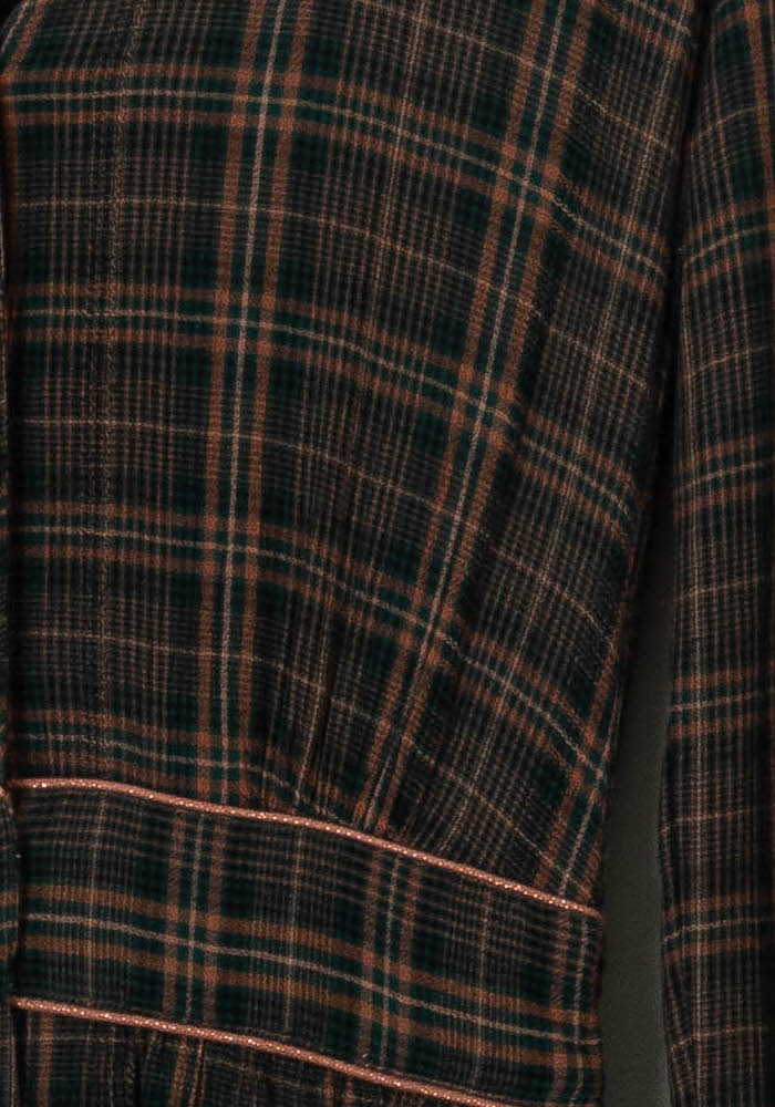 Robe Chemise Marron et Noir - Taille XS/34 de la marque Karl Marc John | PARAD105755 - Vendu par Paradigme - Image 3