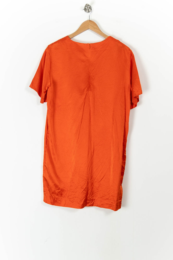 Robe Droite Orange - Taille XXL/44 de la marque COS | PARAD105757 - Vendu par Paradigme - Image 4