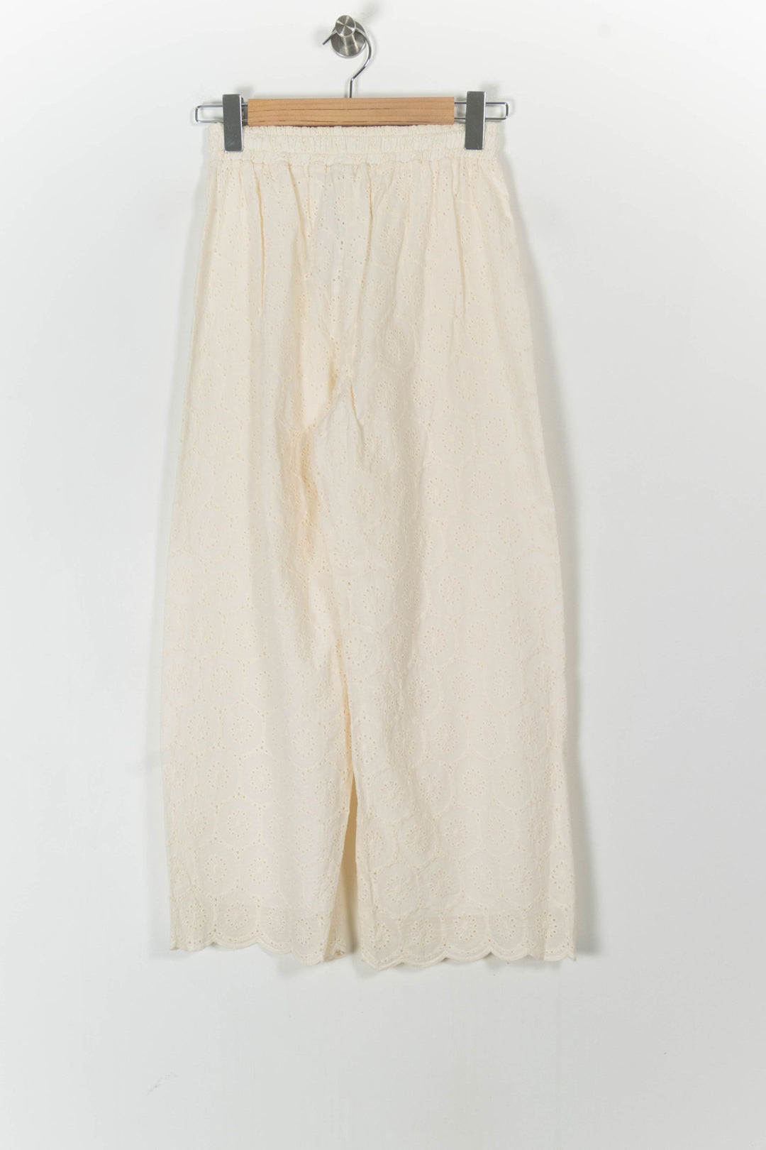 Pantalon Large Beige - Taille S/36 de la marque La Fée Maraboutée | PARAD105761 - Vendu par Paradigme - Image 4