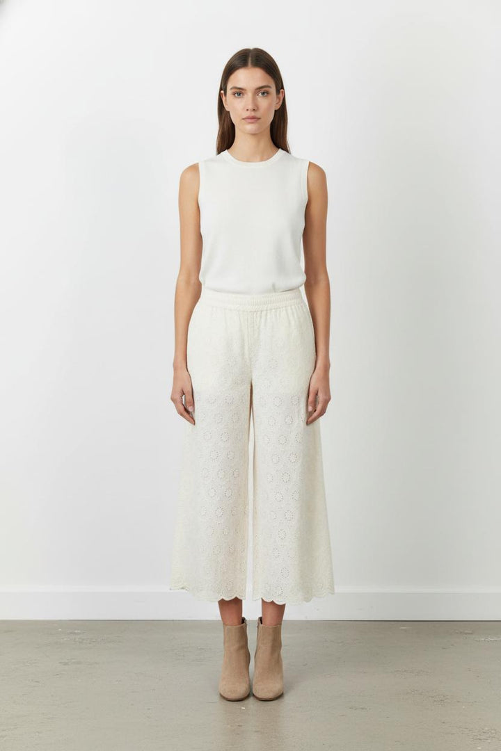 Pantalon Large Beige - Taille S/36 de la marque La Fée Maraboutée | PARAD105761 - Vendu par Paradigme - Image 1