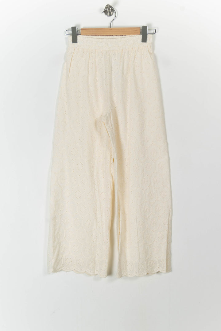 Pantalon Large Beige - Taille S/36 de la marque La Fée Maraboutée | PARAD105761 - Vendu par Paradigme - Image 2
