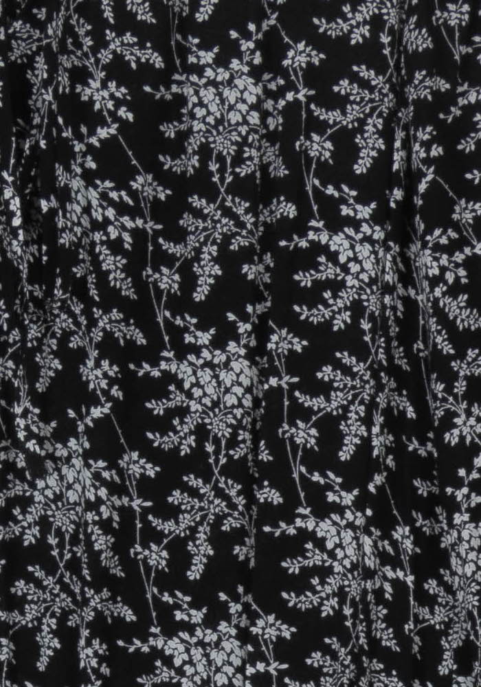 Robe Fleurie Noire et Blanche - Taille XS/34 de la marque Comptoir des Cotonniers | PARAD105763 - Vendu par Paradigme - Image 3