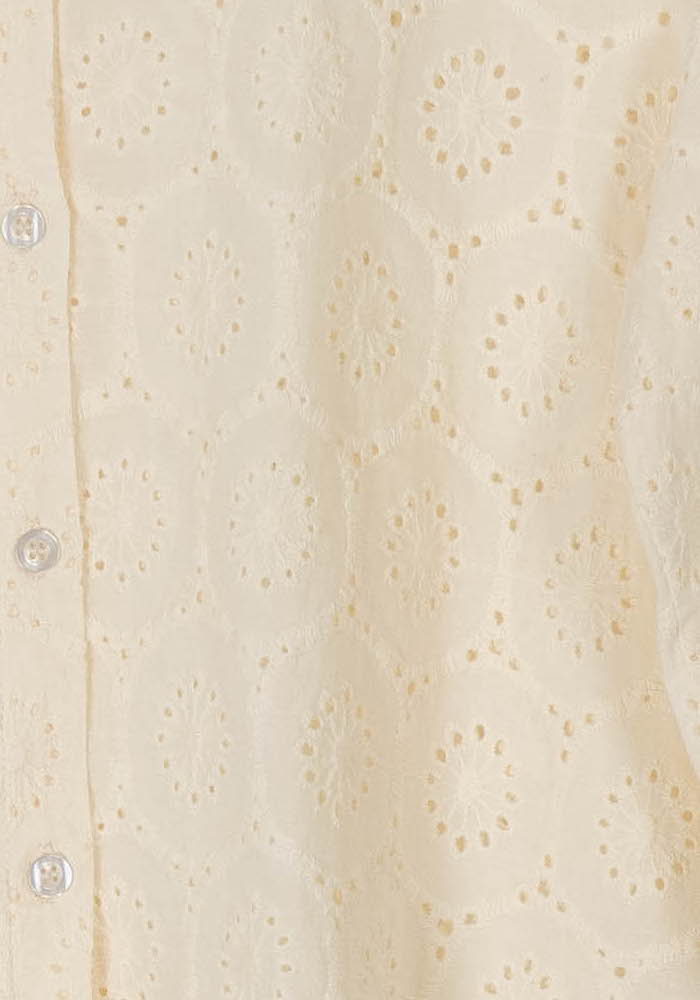 Chemisier Beige - Taille M/38 de la marque La Fée Maraboutée | PARAD105764 - Vendu par Paradigme - Image 3