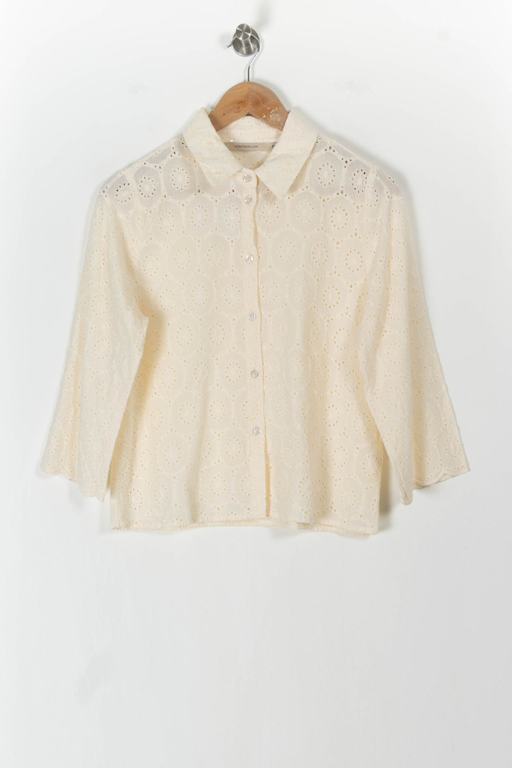 Chemisier Beige - Taille M/38 de la marque La Fée Maraboutée | PARAD105764 - Vendu par Paradigme - Image 2