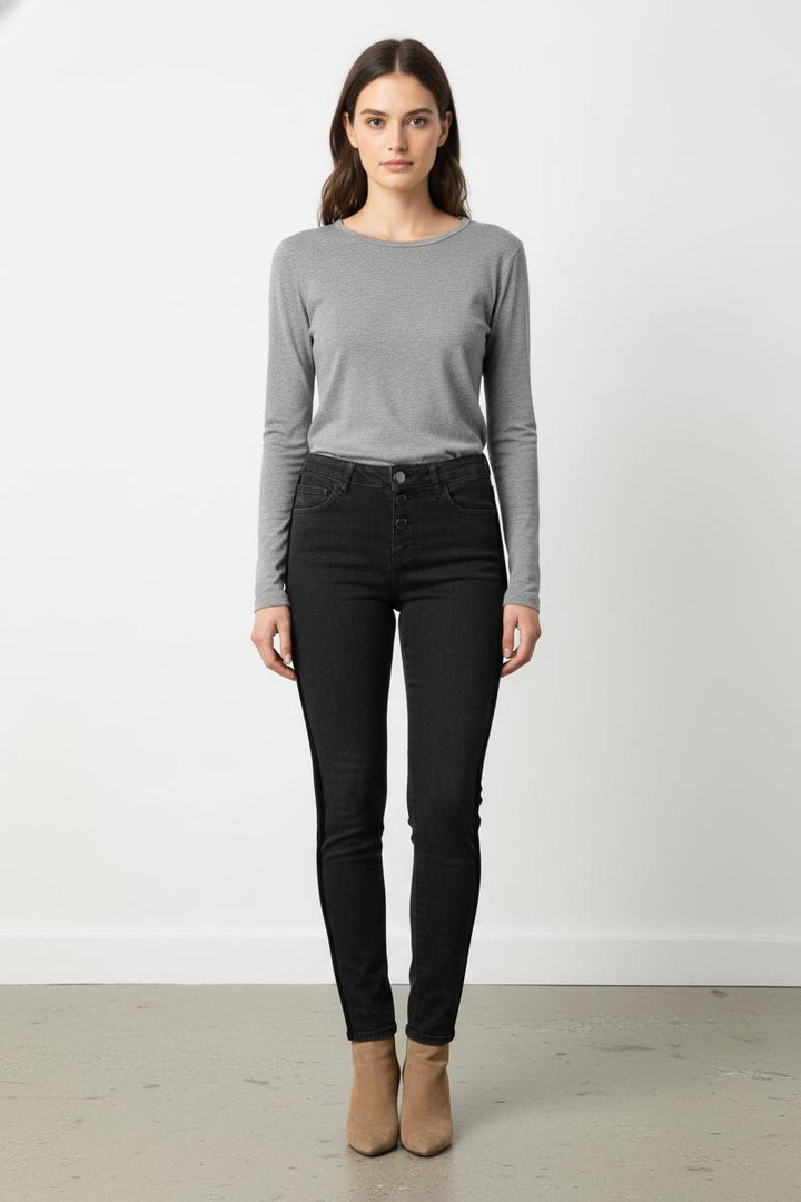 Jean Slim Noir - Taille M/38 de la marque ZAPA | PARAD105768 - Vendu par Paradigme - Image 1