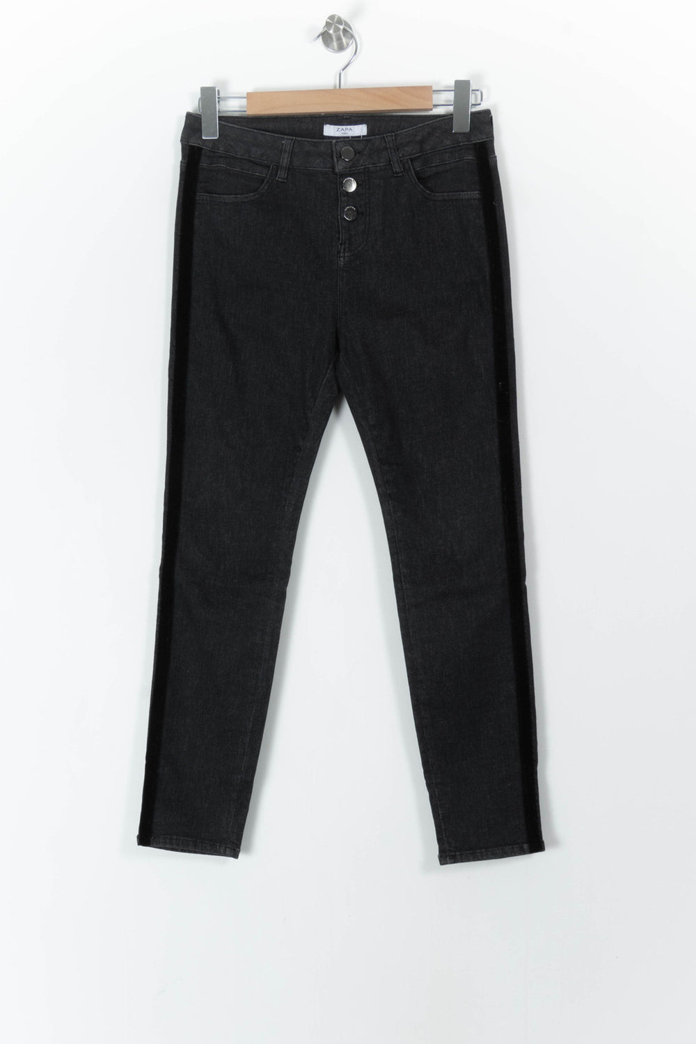 Jean Slim Noir - Taille M/38 de la marque ZAPA | PARAD105768 - Vendu par Paradigme - Image 2