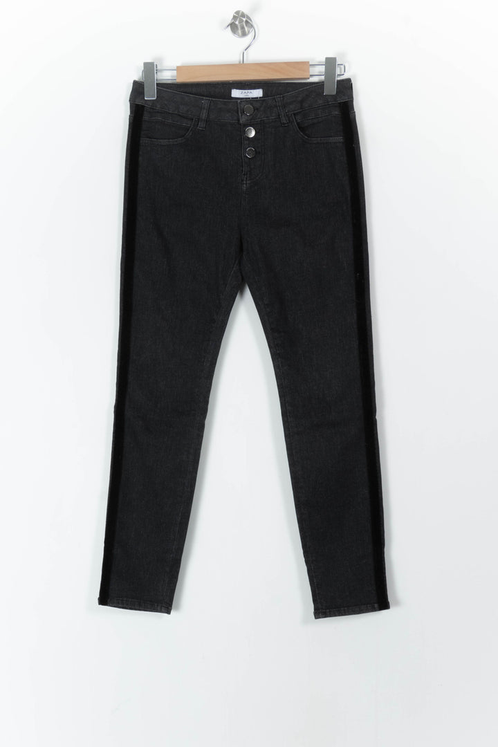Jean Slim Noir - Taille M/38 de la marque ZAPA | PARAD105768 - Vendu par Paradigme - Image 2