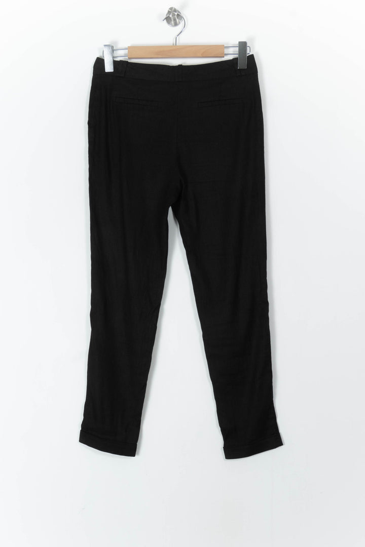 Pantalon Noir - Taille M/38 de la marque Caroll | PARAD105769 - Vendu par Paradigme - Image 4