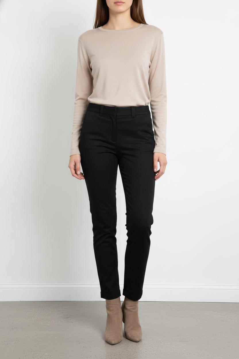 Pantalon Noir - Taille M/38 de la marque Caroll | PARAD105769 - Vendu par Paradigme - Image 1