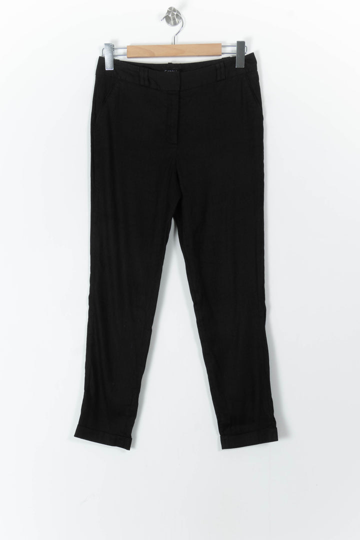 Pantalon Noir - Taille M/38 de la marque Caroll | PARAD105769 - Vendu par Paradigme - Image 2