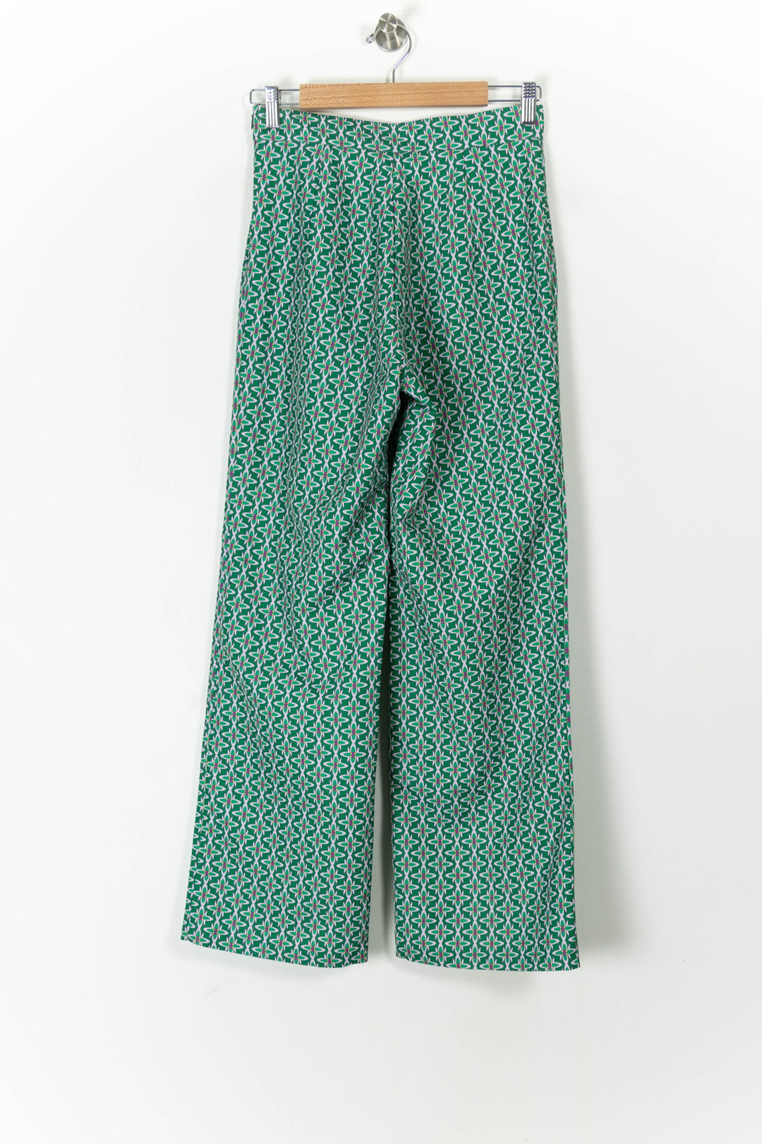 Pantalon Large Vert et Blanc - Taille S/36 de la marque et Paris | PARAD105770 - Vendu par Paradigme - Image 4