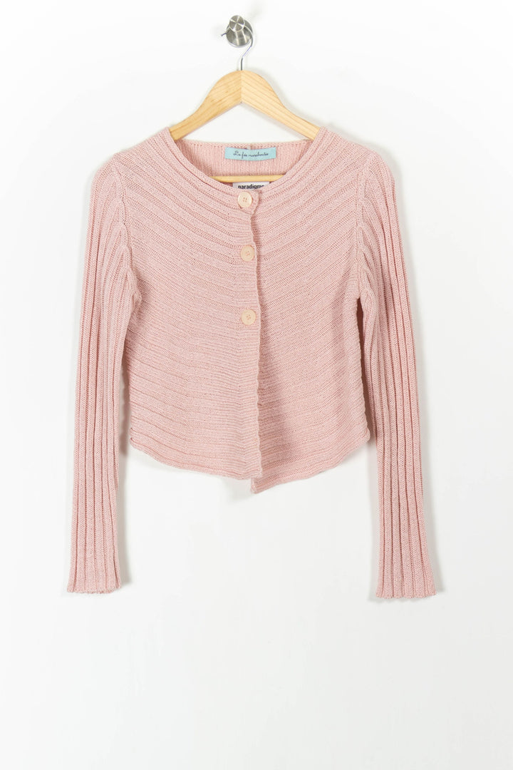 Gilet Rose - Taille M/38 de la marque La Fée Maraboutée | PARAD105771 - Vendu par Paradigme - Image 2
