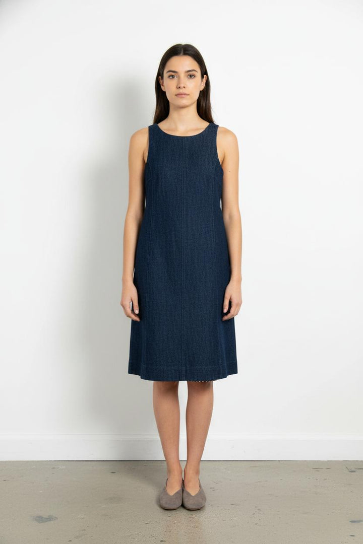 Robe Sans Manches Bleue - Taille S/36 de la marque Ines de la Fressange Paris | PARAD105772 - Vendu par Paradigme - Image 1