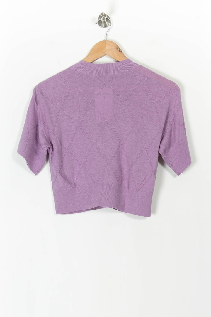 Pull Violet - Taille S/36 de la marque Comptoir des Cotonniers | PARAD105773 - Vendu par Paradigme - Image 4