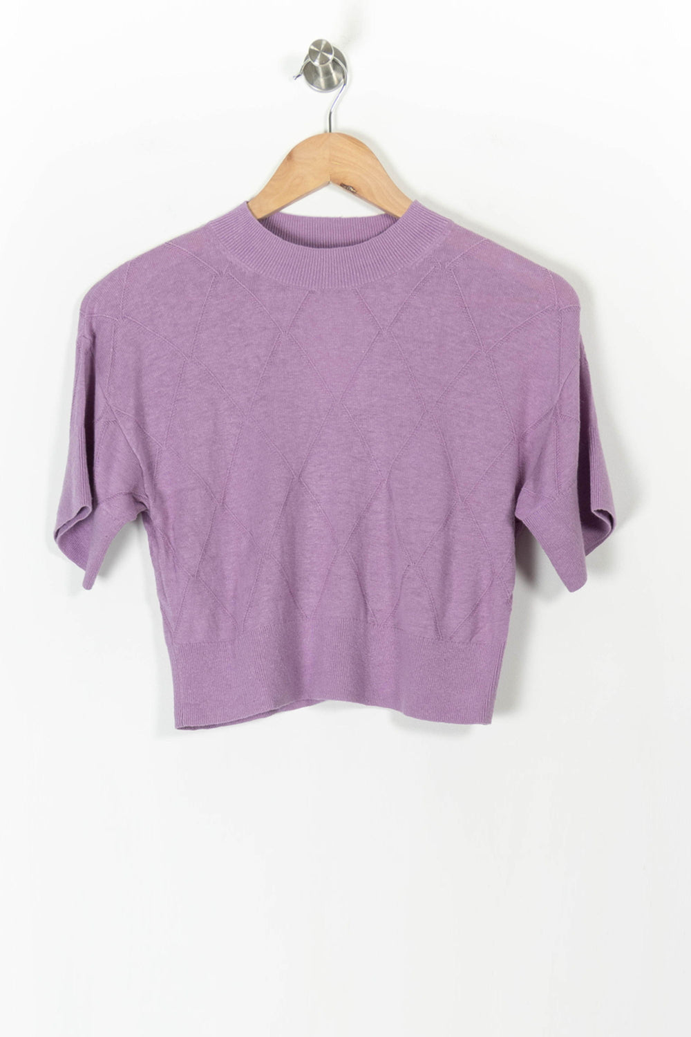 Pull Violet - Taille S/36 de la marque Comptoir des Cotonniers | PARAD105773 - Vendu par Paradigme - Image 2