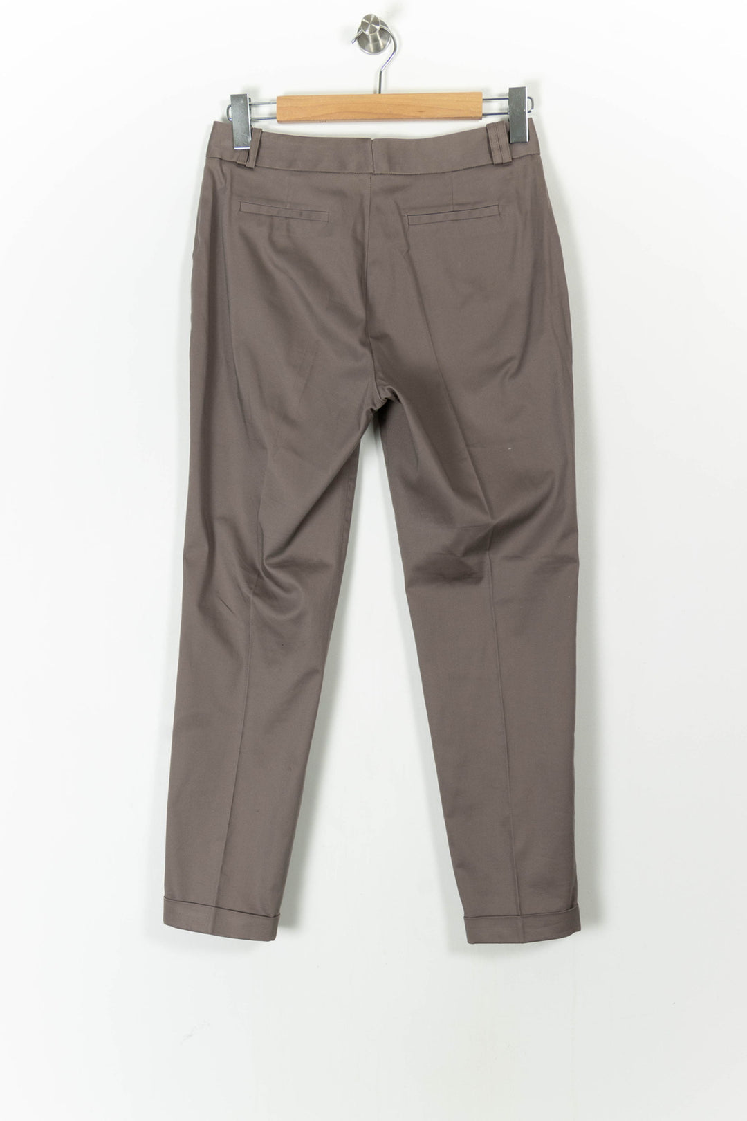 Pantalon Marron - Taille L/40 de la marque Caroll | PARAD105776 - Vendu par Paradigme - Image 4