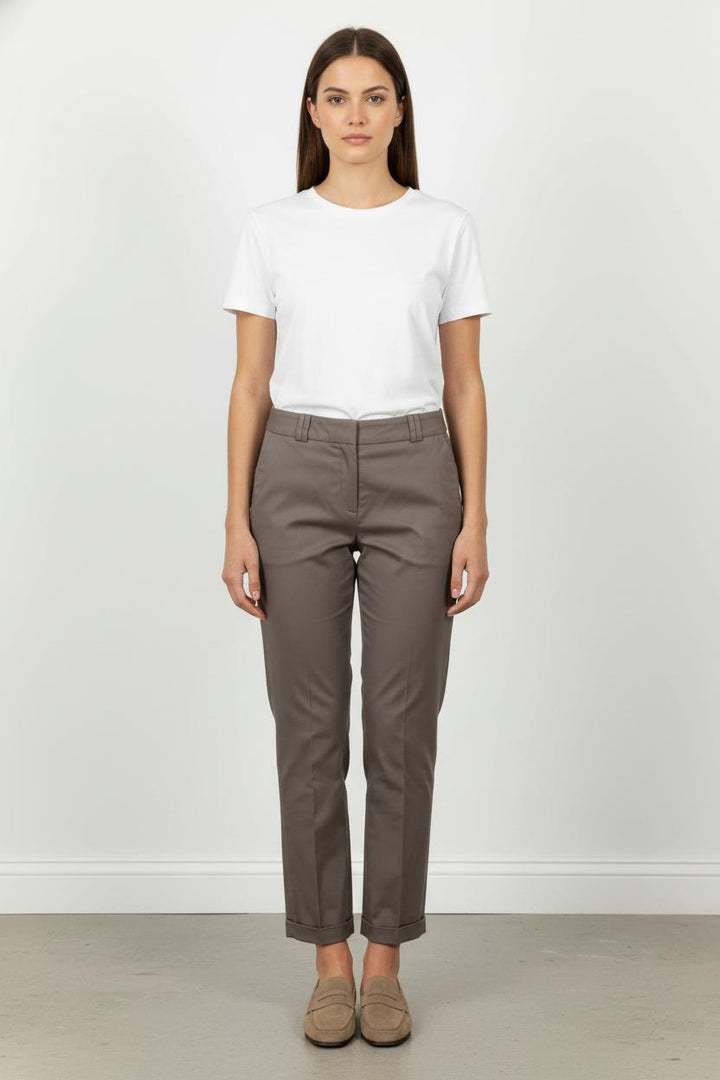 Pantalon Marron - Taille L/40 de la marque Caroll | PARAD105776 - Vendu par Paradigme - Image 1