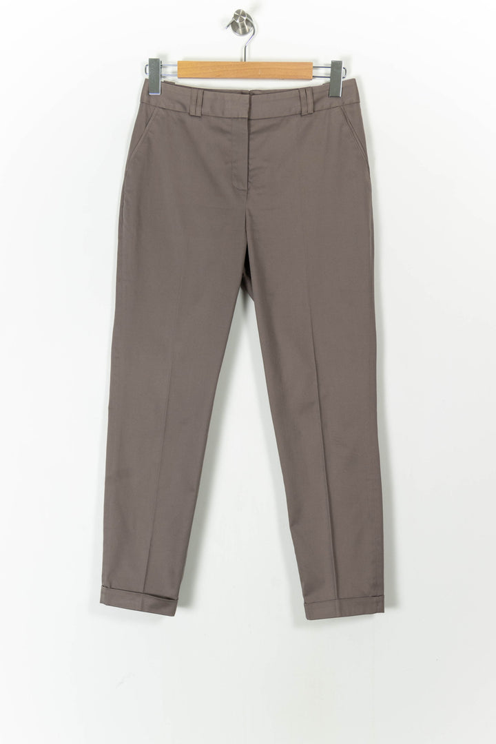 Pantalon Marron - Taille L/40 de la marque Caroll | PARAD105776 - Vendu par Paradigme - Image 2