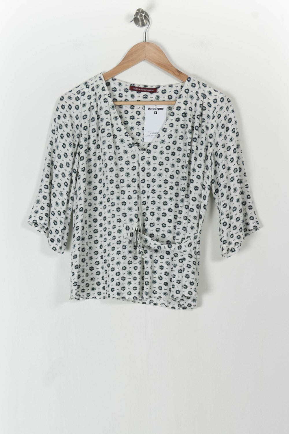 Blouse Blanche et Noire - Taille S/36 de la marque Comptoir des Cotonniers | PARAD105777 - Vendu par Paradigme - Image 2