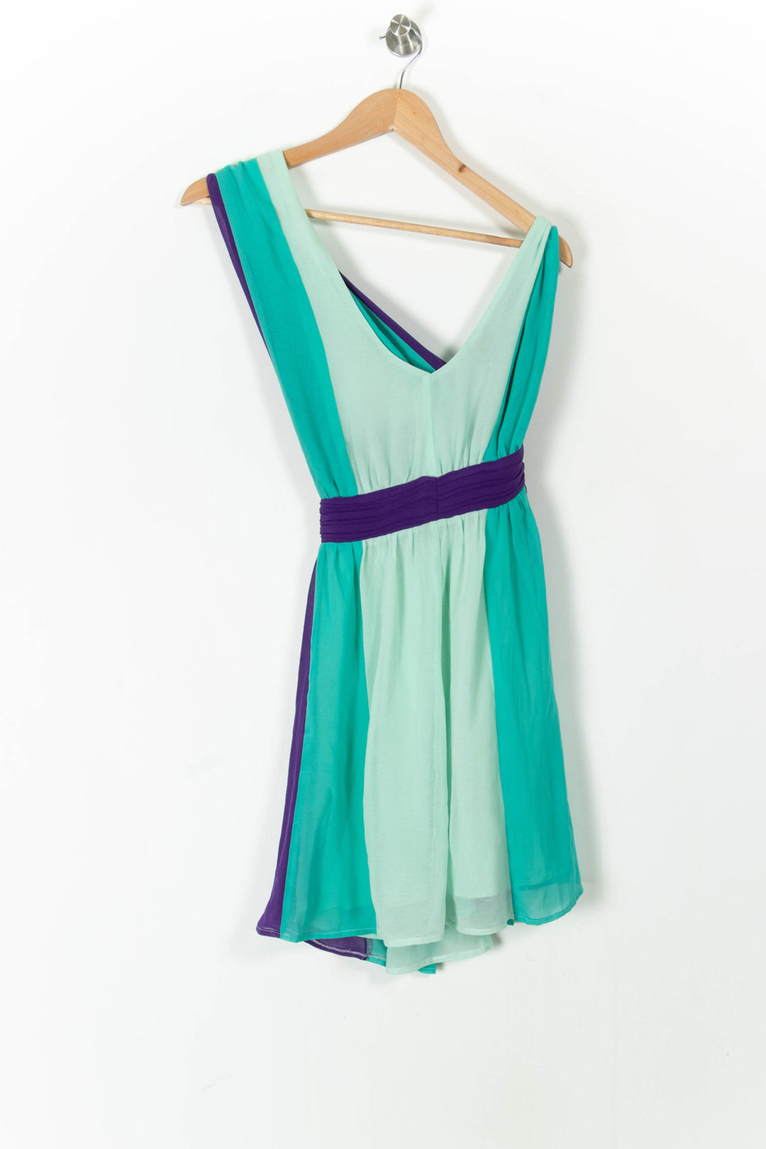 Robe Courte Verte et Violette - Taille XS/34 de la marque Liu Jo | PARAD105781 - Vendu par Paradigme - Image 2