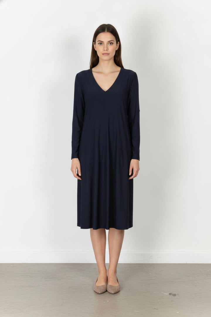 Robe Midi Bleue - Taille XL/42 de la marque Indies | PARAD105792 - Vendu par Paradigme - Image 1