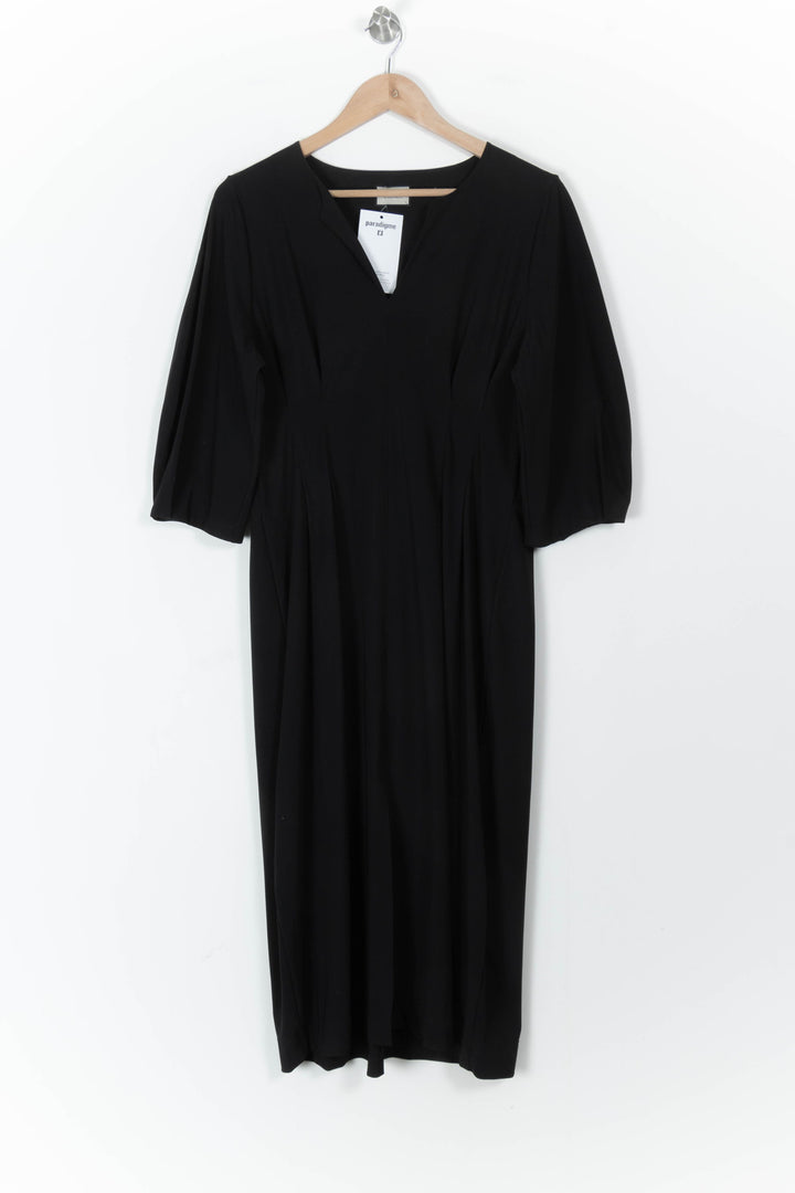 Robe Longue Noire - Taille XL/42 de la marque Indies | PARAD105793 - Vendu par Paradigme - Image 2