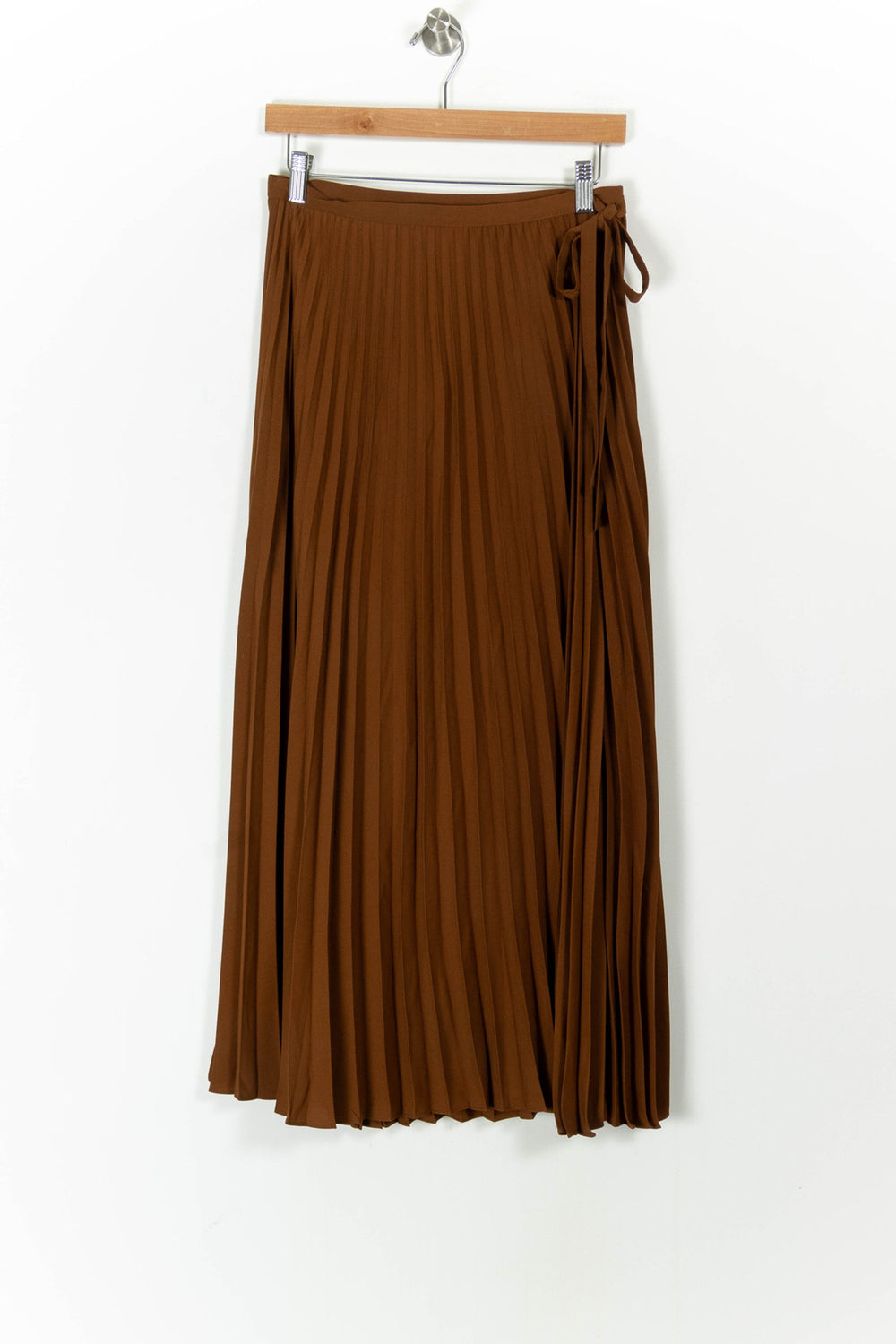 Jupe Plissée Marron - Taille M/38 de la marque Sézane | PARAD105794 - Vendu par Paradigme - Image 2