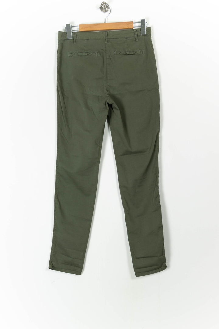Pantalon Vert - Taille L/40 de la marque Caroll | PARAD105797 - Vendu par Paradigme - Image 4