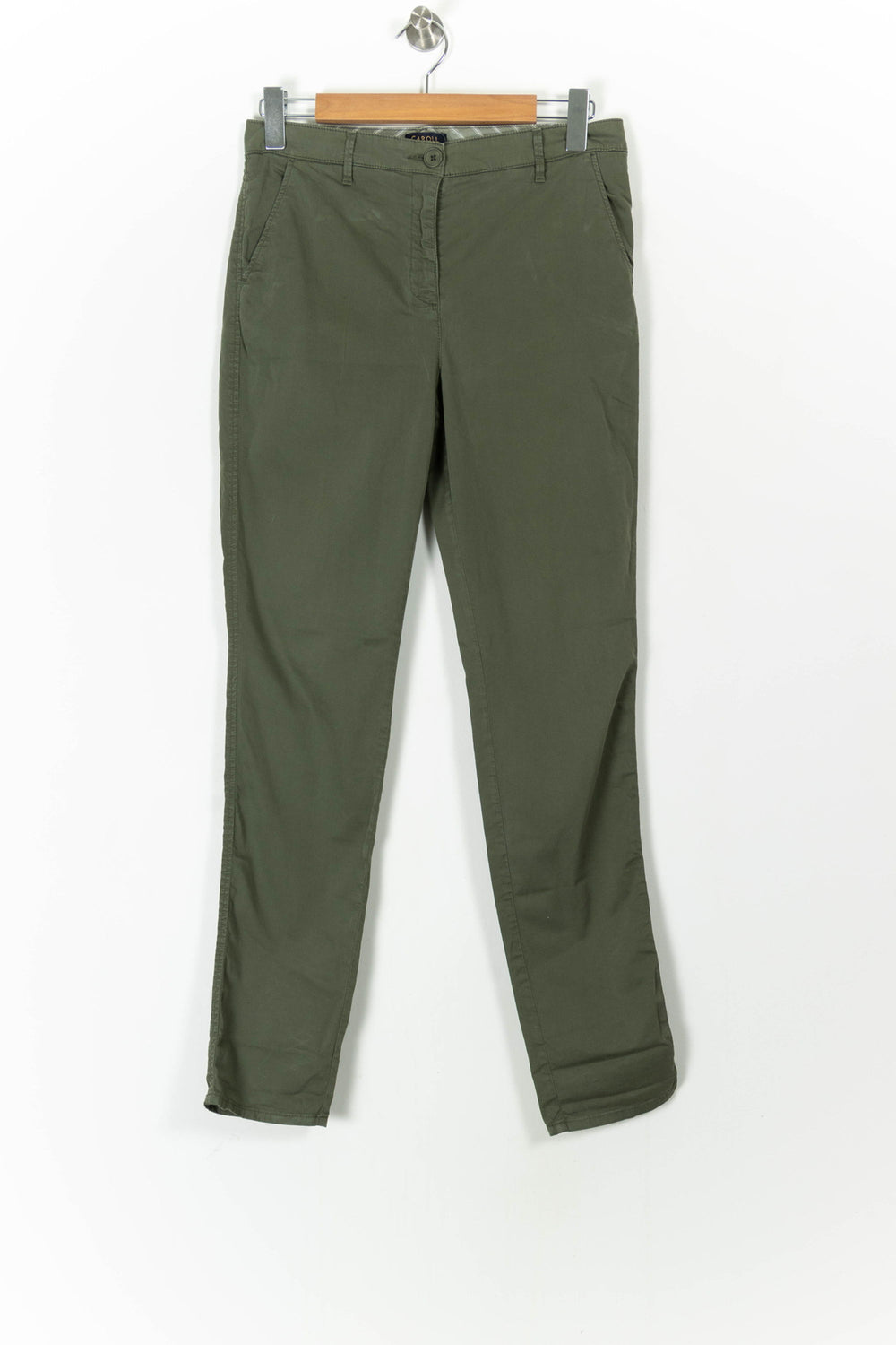 Pantalon Vert - Taille L/40 de la marque Caroll | PARAD105797 - Vendu par Paradigme - Image 2