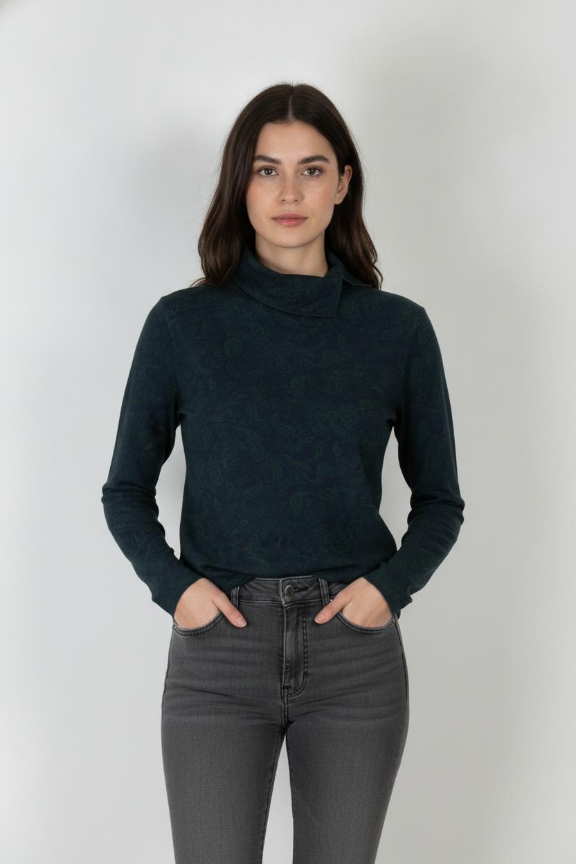 Sous-pull Bleu - Taille L/40 de la marque Caroll | PARAD105800 - Vendu par Paradigme - Image 1