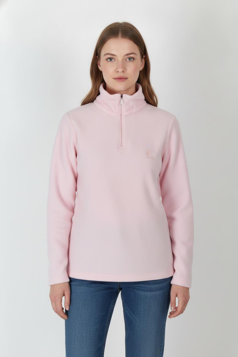 Sweat Polaire Rose - Taille L/40 de la marque Fusalp | PARAD105803 - Vendu par Paradigme - Image 1