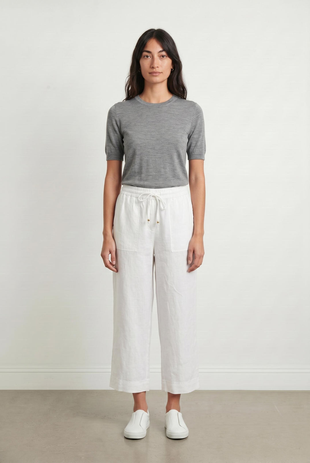 Pantalon Blanc - Taille M/38 de la marque Indies | PARAD105807 - Vendu par Paradigme - Image 1