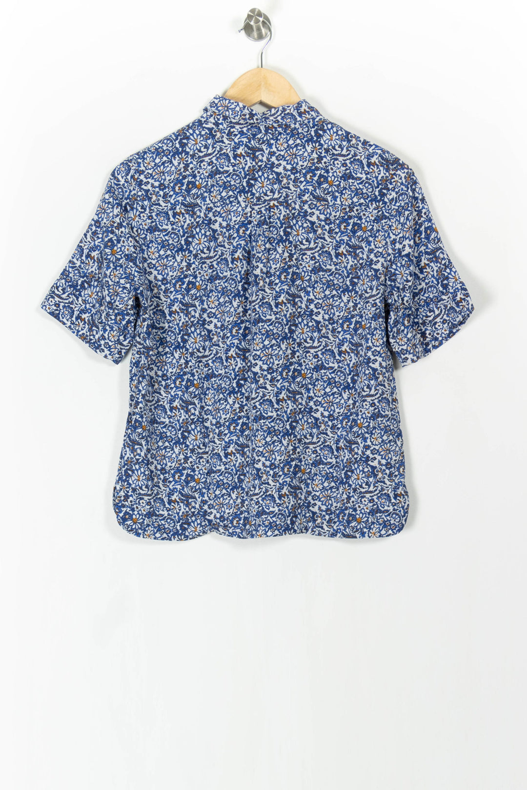 Chemisette Bleue et Blanche - Taille M/38 de la marque Caroll | PARAD105809 - Vendu par Paradigme - Image 4