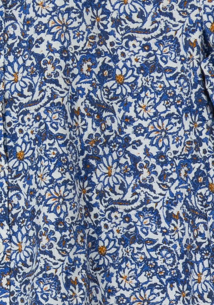 Chemisette Bleue et Blanche - Taille M/38 de la marque Caroll | PARAD105809 - Vendu par Paradigme - Image 3
