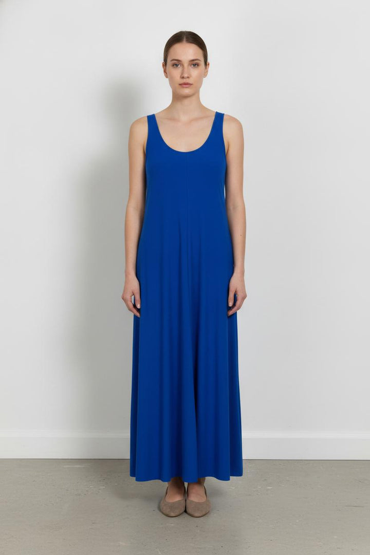 Robe Longue Bleue - Taille XXL/44 de la marque Indies | PARAD105812 - Vendu par Paradigme - Image 1