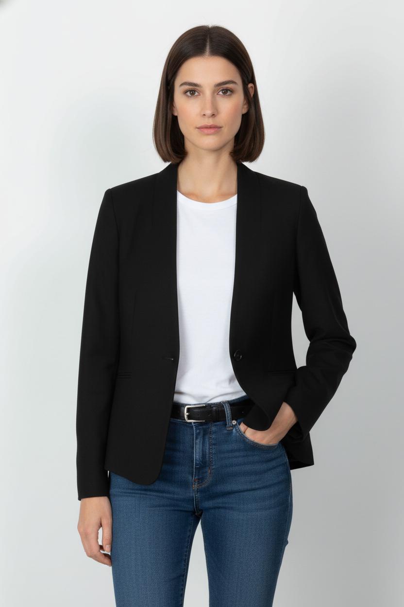 Blazer Noir - Taille XL/42 de la marque Caroll | PARAD105814 - Vendu par Paradigme - Image 1