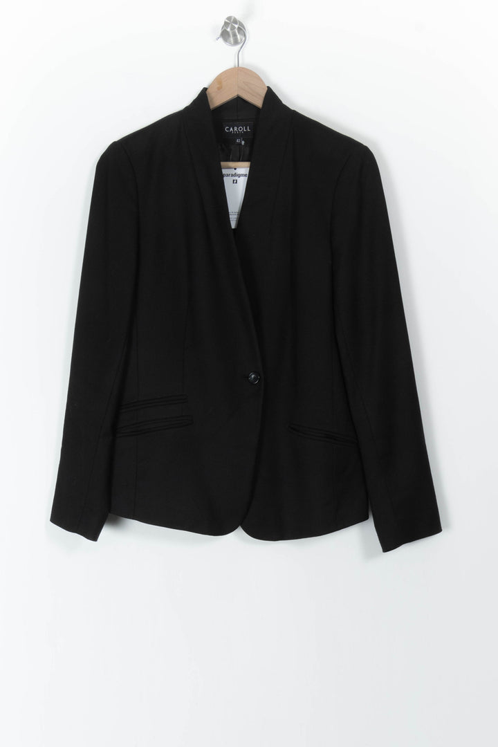 Blazer Noir - Taille XL/42 de la marque Caroll | PARAD105814 - Vendu par Paradigme - Image 2