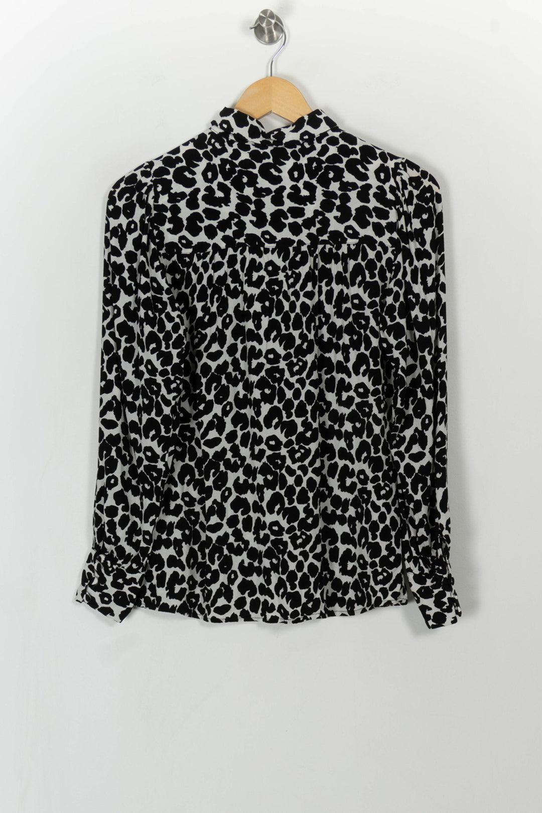 Chemise Blanche et Noire - Taille S/36 de la marque Caroll | PARAD105816 - Vendu par Paradigme - Image 4