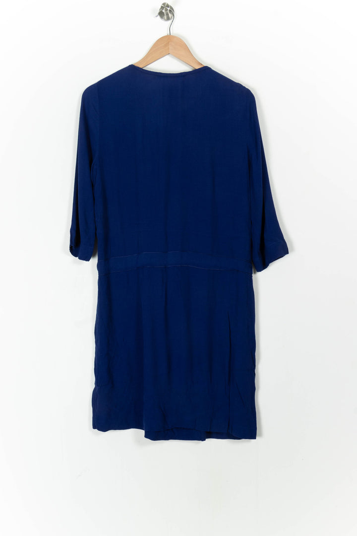 Robe Droite Bleue - Taille M/38 de la marque Comptoir des Cotonniers | PARAD105822 - Vendu par Paradigme - Image 4