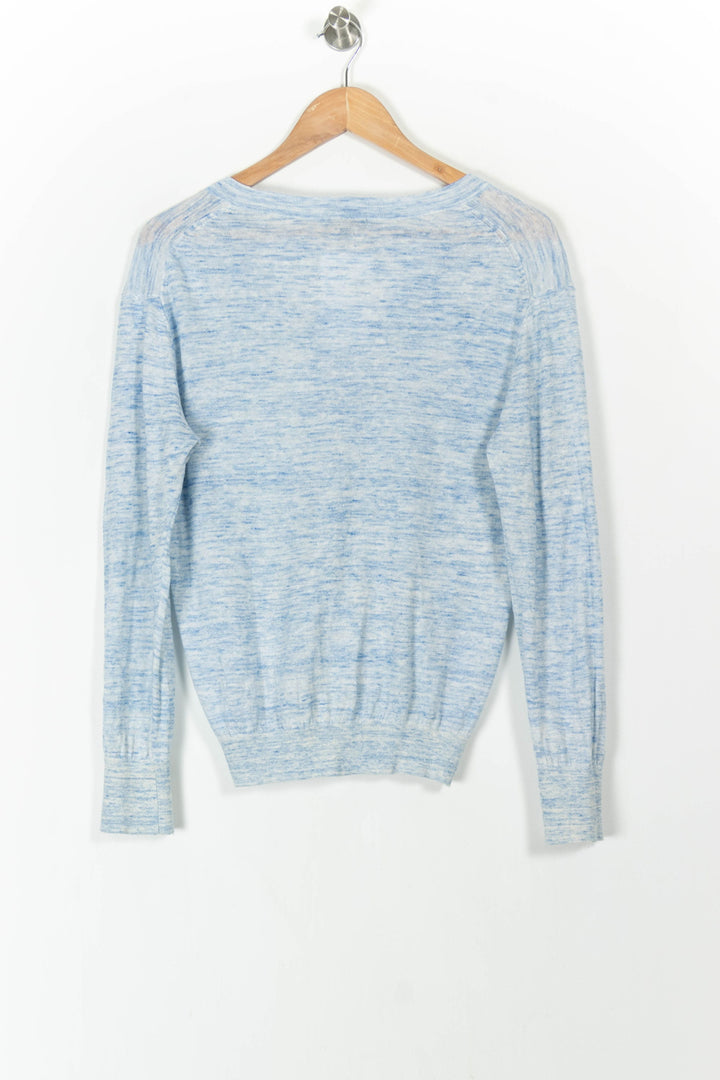 Blouse Bleu et Blanc - Taille M/38 de la marque Caroll | PARAD105836 - Vendu par Paradigme - Image 4