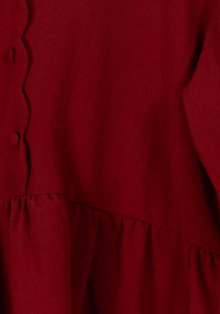 Blouse Bordeaux - Taille L/40 de la marque Grace & Mila | PARAD105840 - Vendu par Paradigme - Image 3