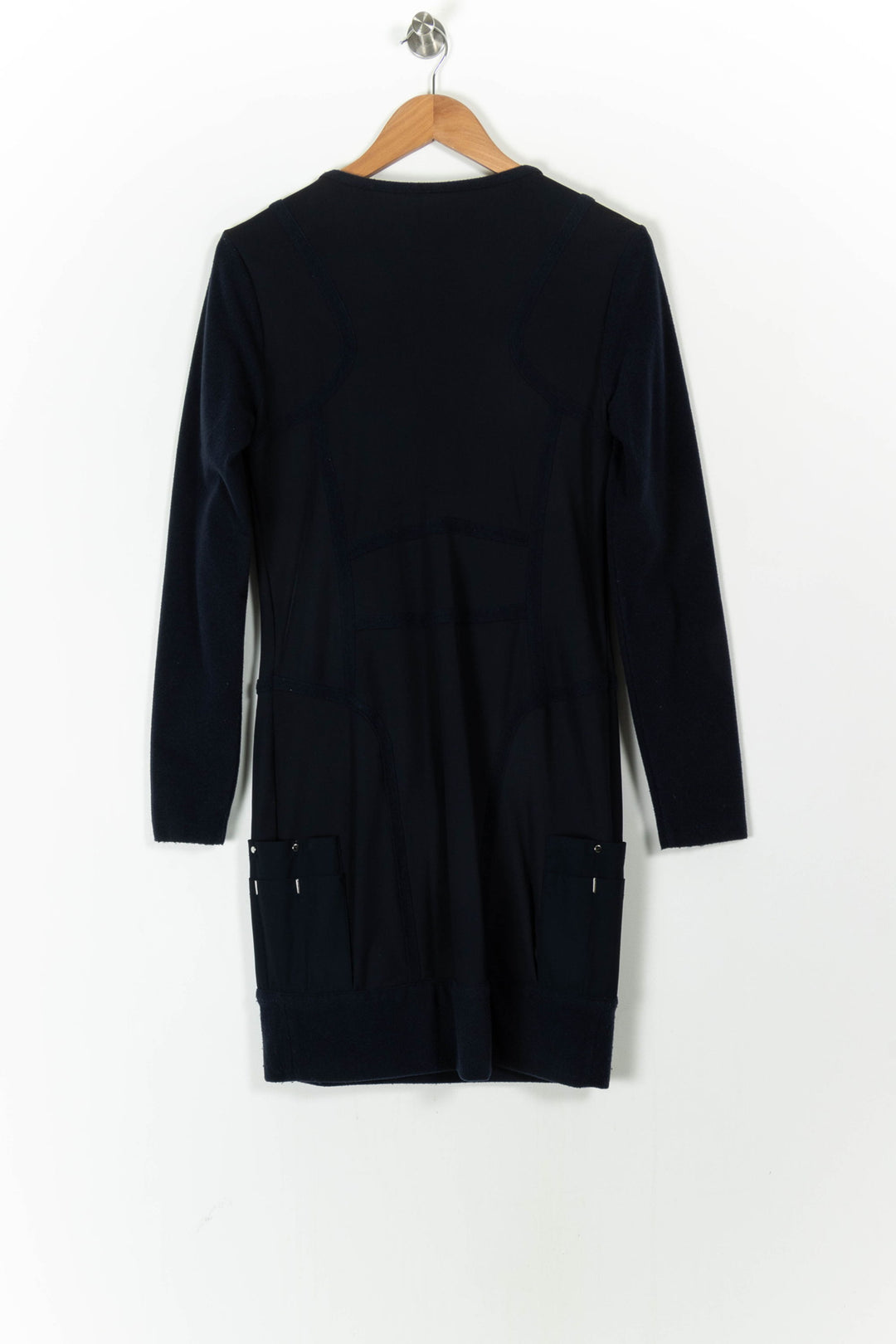 Robe Courte Bleue - Taille L/40 de la marque Indies | PARAD105846 - Vendu par Paradigme - Image 4