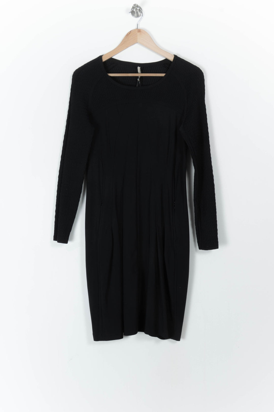 Robe Longue Noire - Taille M/38 de la marque Indies | PARAD105848 - Vendu par Paradigme - Image 2
