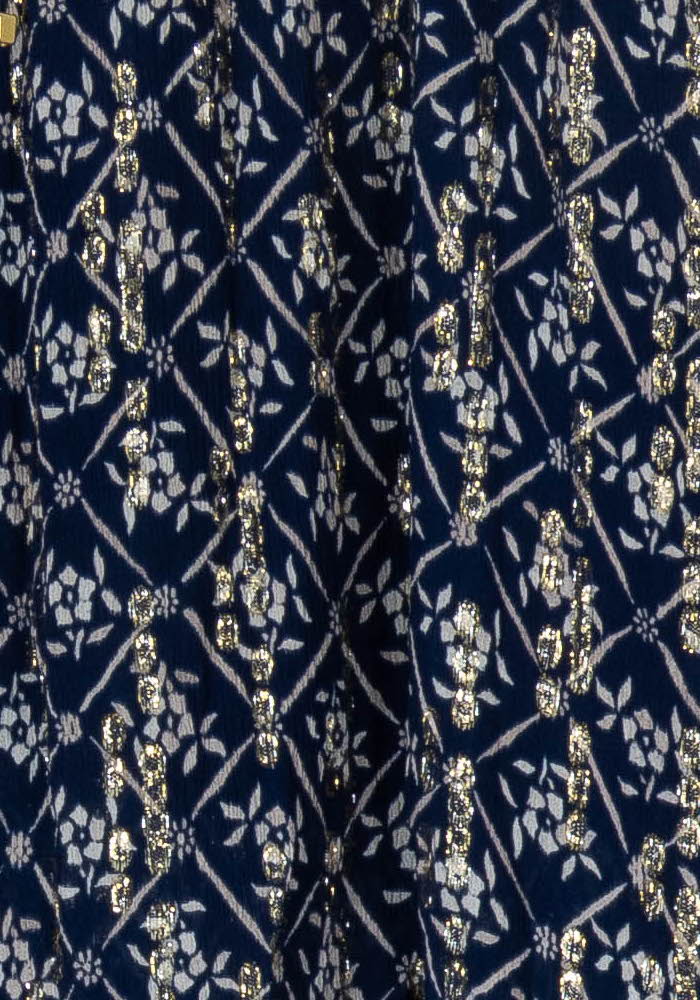 Jupe Longue Bleue et Blanche - Taille M/38 de la marque Claudie Pierlot | PARAD105851 - Vendu par Paradigme - Image 3